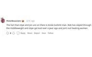 A fan suggesting Jones and Miocic shouldn't be in the list